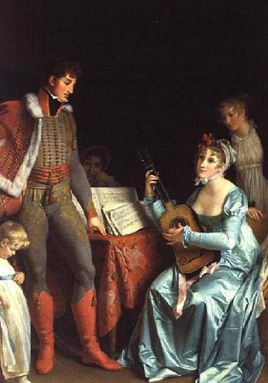 Marguerite Gerard La Duchesse d'Abrantes et le General Junot France oil painting art